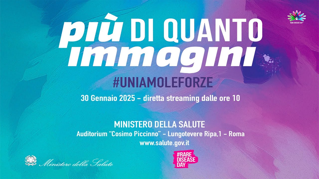 #Uniamoleforze, presentazione della campagna per la Giornata delle malattie rare 2025