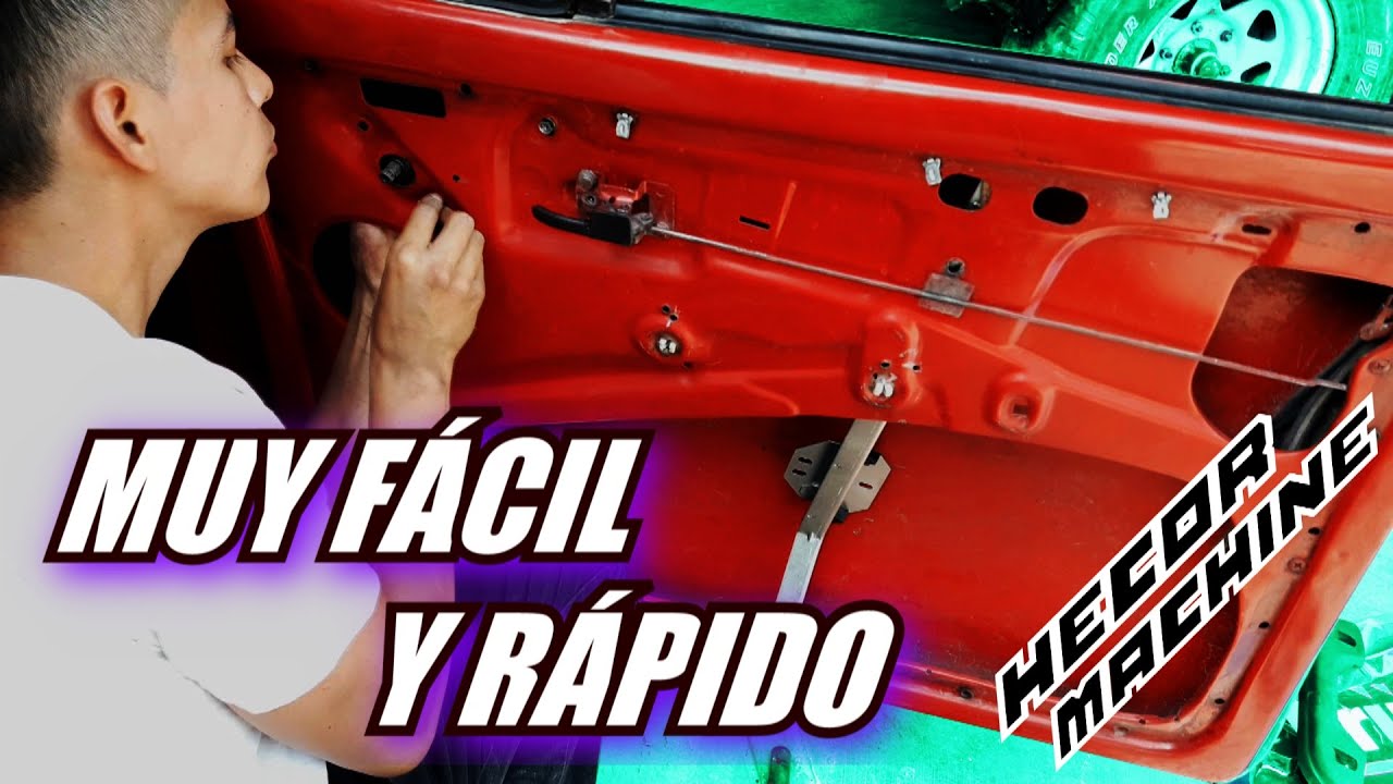 COMO CAMBIAR ELEVADOR DE VIDRIO DE VENTANA DE VW VOCHO | El Char