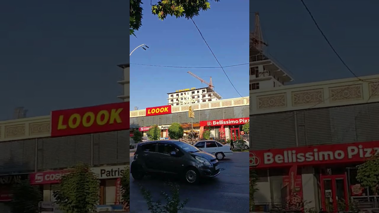 Янгиюль,центр города, май 2025.
