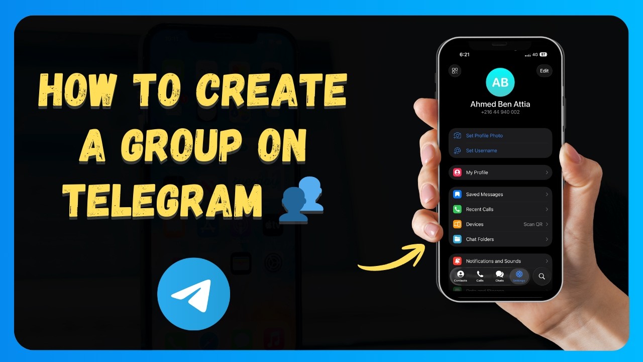 Как создать группу в Telegram 👥 [Новое обновление 2026 года]