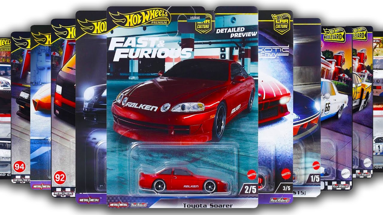 Showcase - Hot Wheels Elite 64, Boulevard, Carculture, 2 Packs, Fast & Furious, Mainline & Multipack
