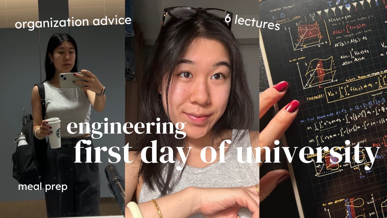 FIRST DAY OF UNIVERSITY | engineering vlog 1