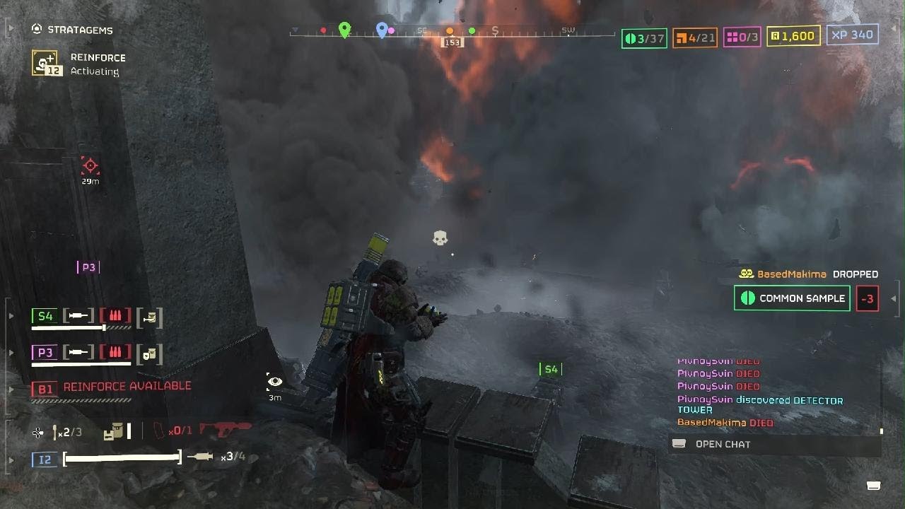 HELLDIVERS 2, 13 lives in 13 minutes