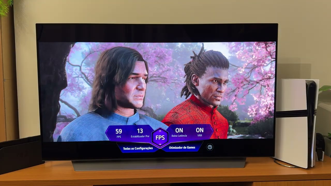 PS5 PRO + LG OLED RODANDO ASSASSIN’S CREED SHADOWS EM 4K 😱