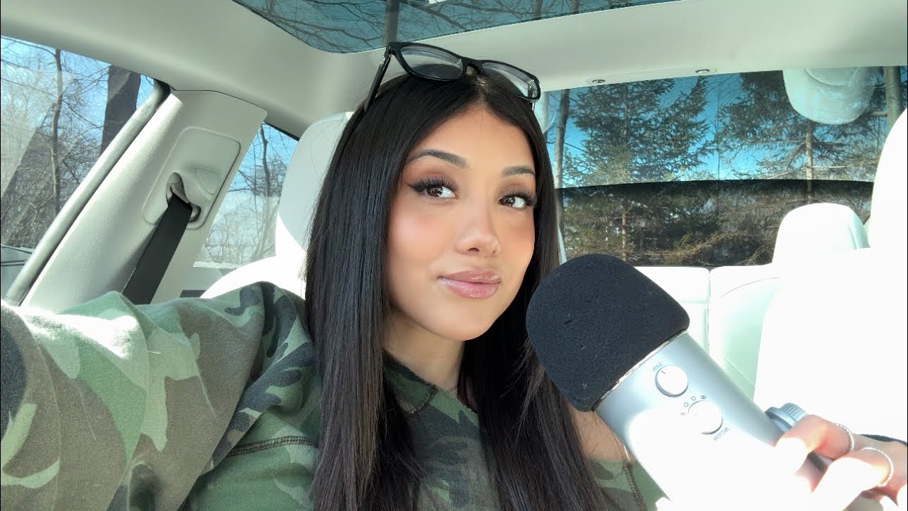 ASMR| 1 Hour Mouth Sounds in My Car 👄🚗💤 (Tesla Model 3)