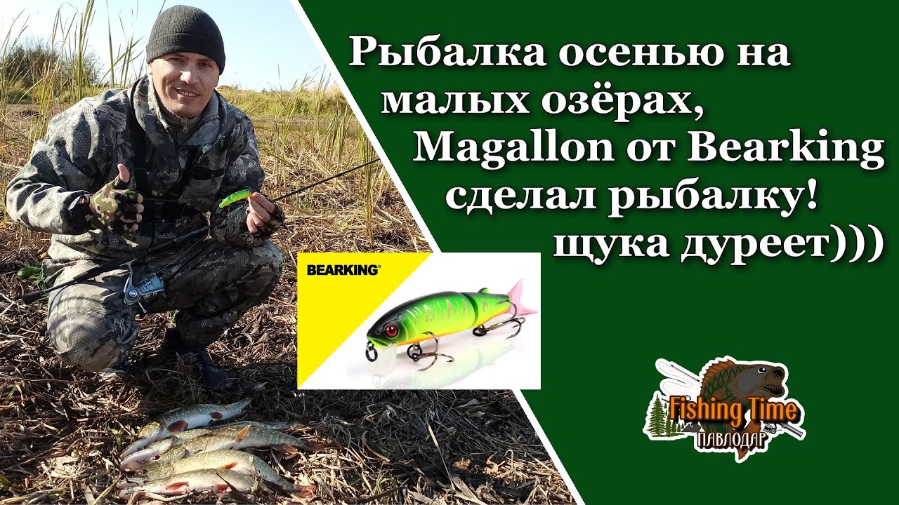 Рыбалка осенью на малых озерах, Magallon от Bearking сделал рыбалку! щука дуреет)))