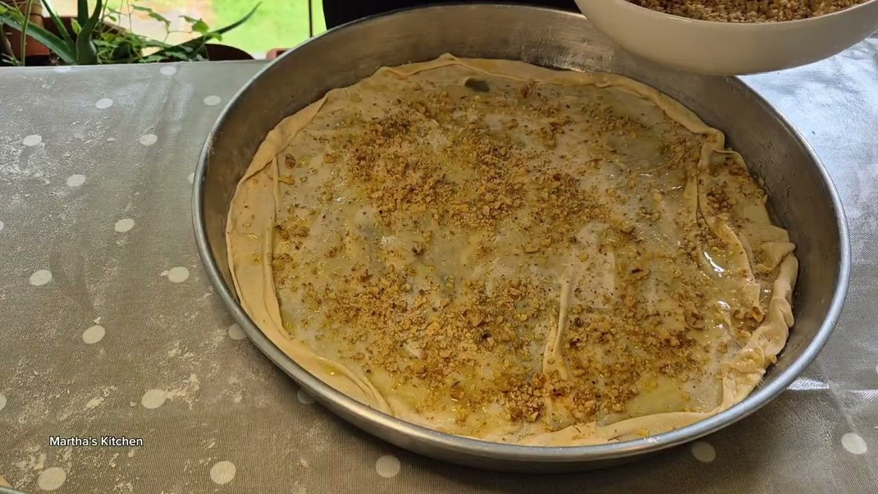Byrek me Arra 🇦🇱 / Easy Walnut Pie Recipe 🥧 