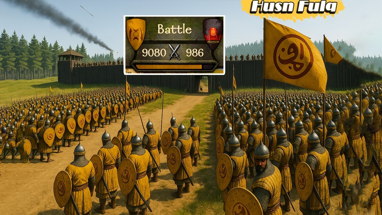 11000 aserai army VS 1000 Army | Most Epic Bannerlord Siege Ever || Mount & Blade 2 Tactics