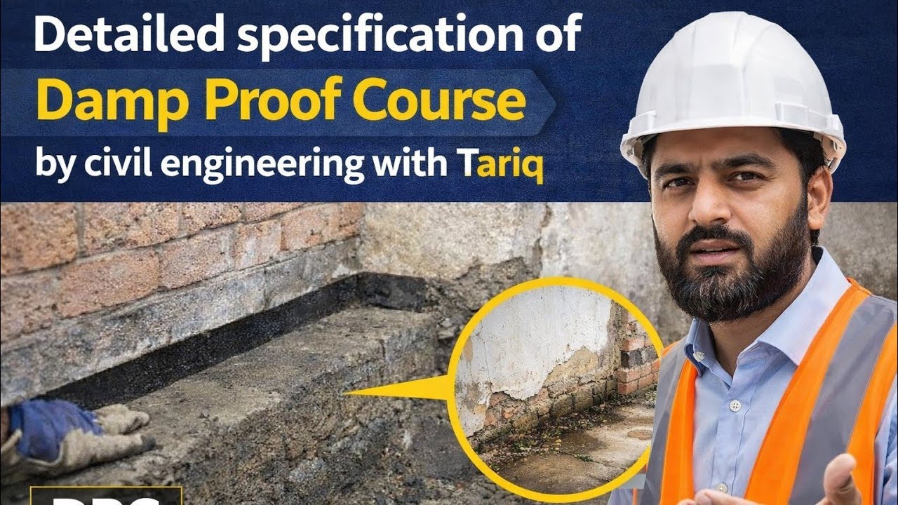 Detailed Specification of Damp Proof Course (DPC) | Civil Engineering With Tariq