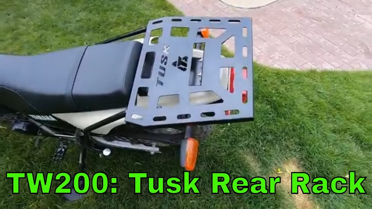 TW200: Tusk Utility Top Rack Install on 2019 TW200 Yamaha
