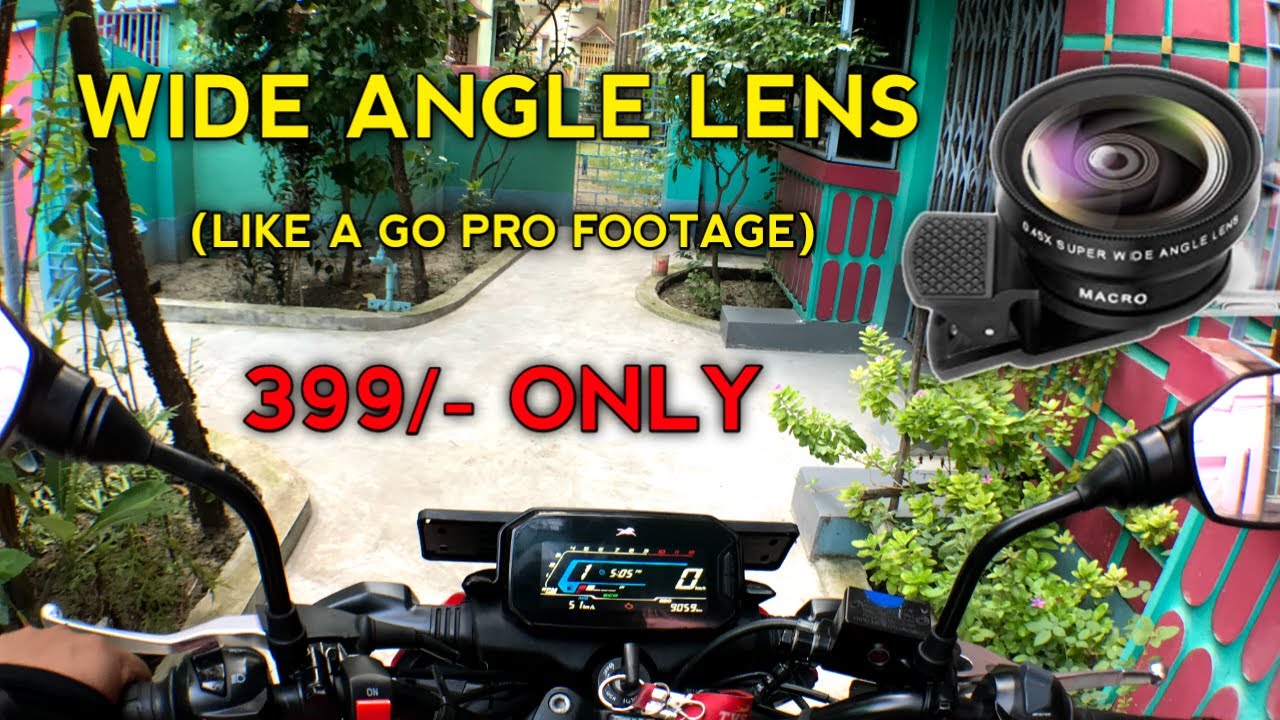 Wide Angle Lens For Mobile Vlogging & Motovlogging  | Best Wide Angle Lens | #wideangle #motovlog