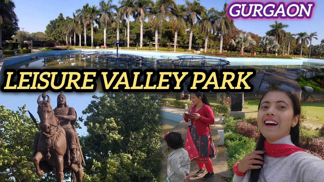 Leisure Valley Park | Gurgaon Sector 29 | free of cost || Fountains Inside #gurgaon #travel #park