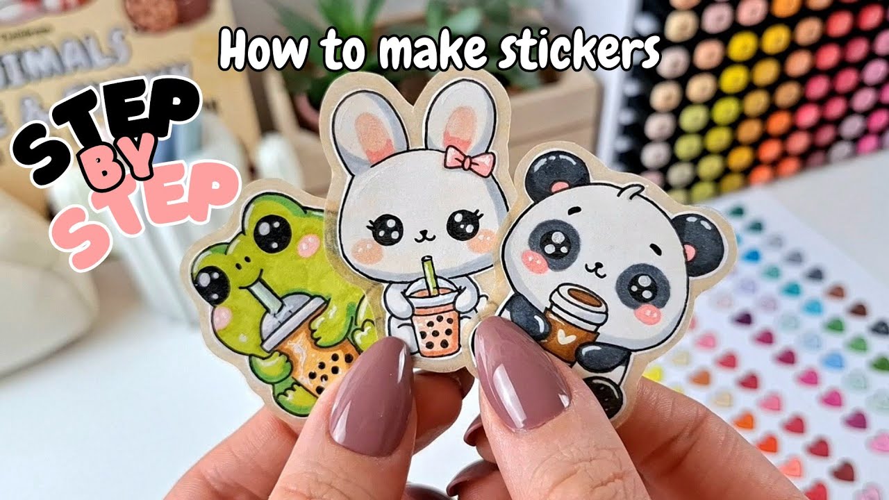 How to Make Stickers at Home | Step by Step!
