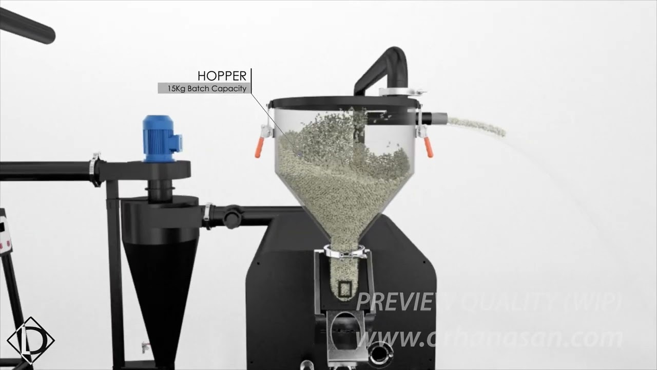 Coffee Roaster 3D CG Animation