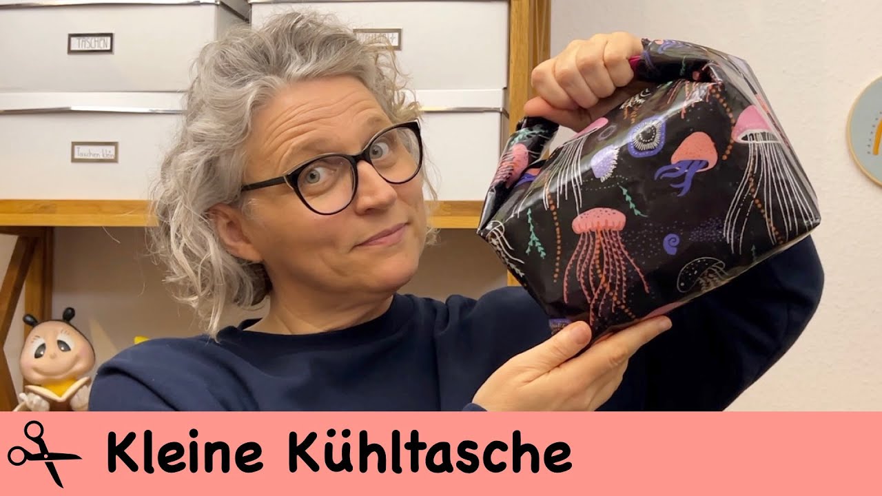 Kleine Kühltasche nähen / kostenloses Schnittmuster