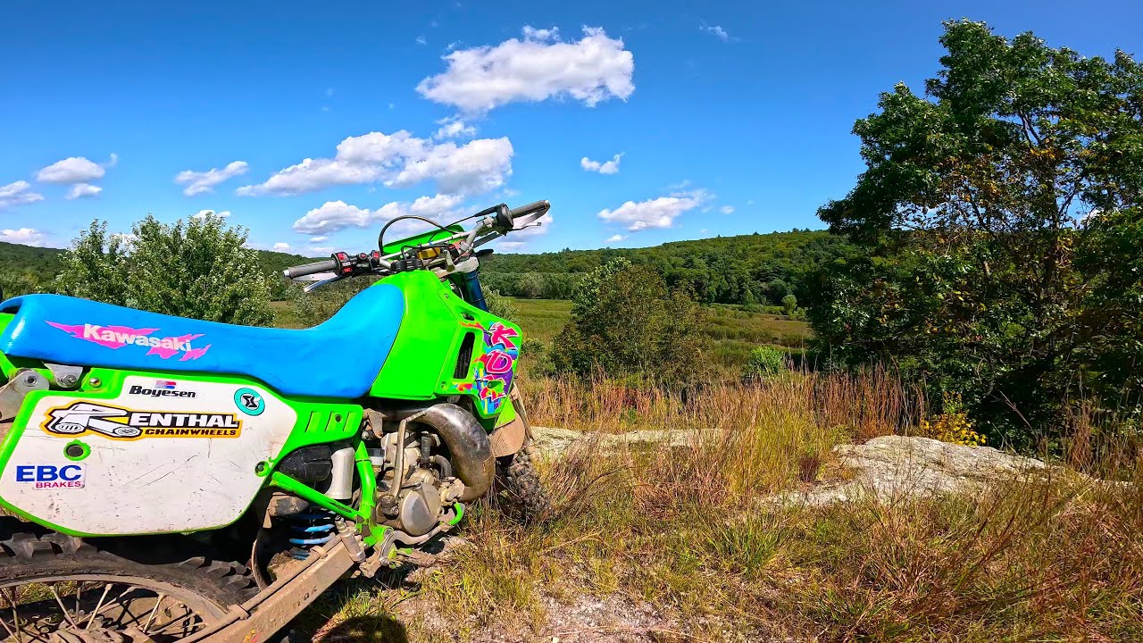 Kdx200 Woods Ride Gets Sketchy