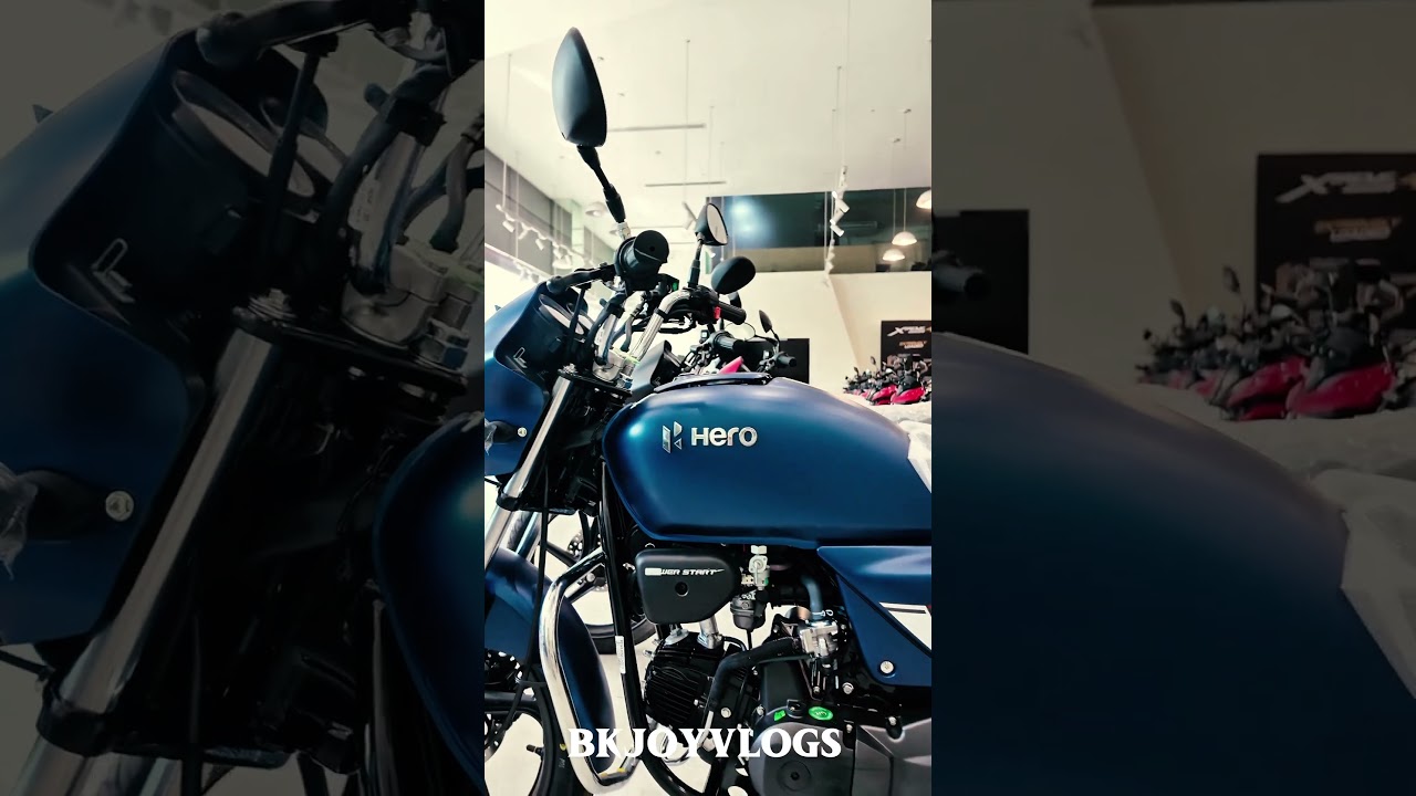 Matte Blue Colour Hero Splendor Plus Sports Edition #splendormodified  #splendor