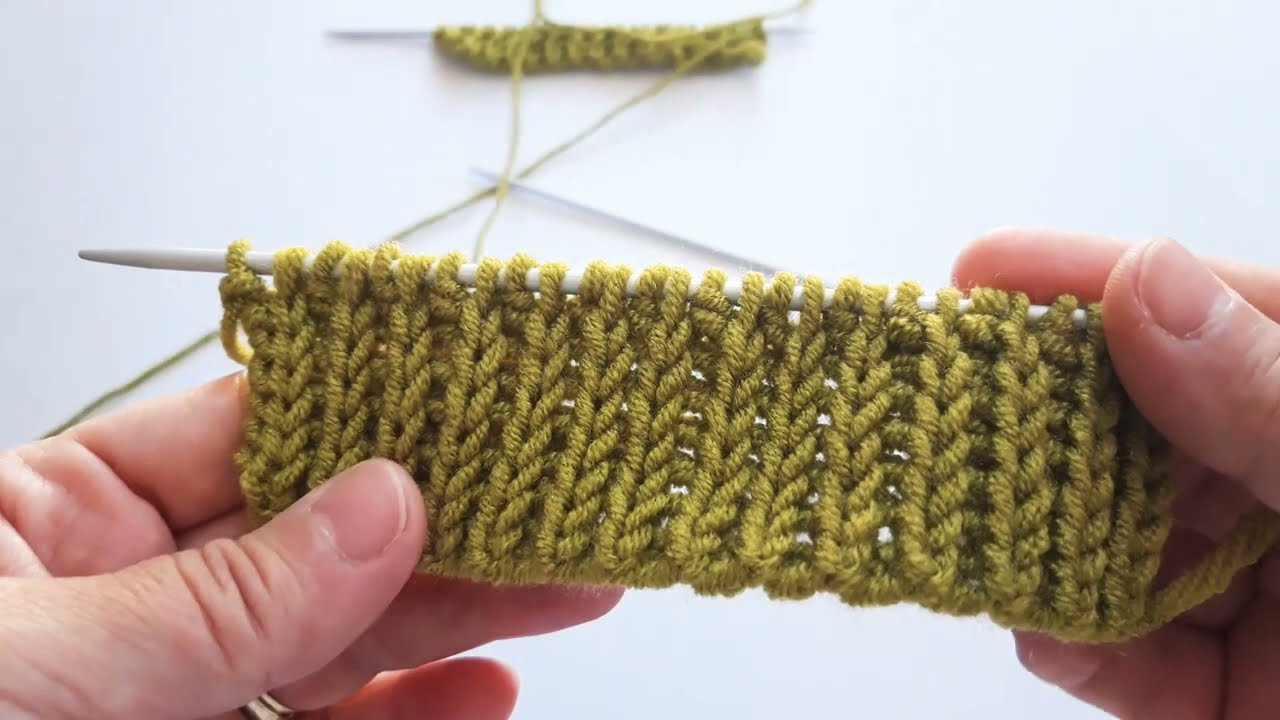 Tekstil tipi kolay lastik nasıl yapılır? textile type ribbing mesh pattern #crochet #knitting