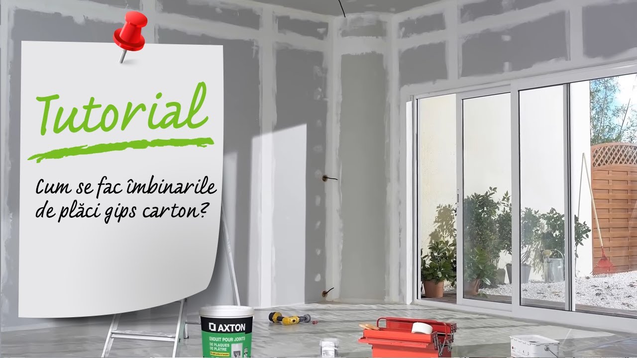 Cum se fac îmbinările de plăci gips carton - Tutorial Video Leroy Merlin