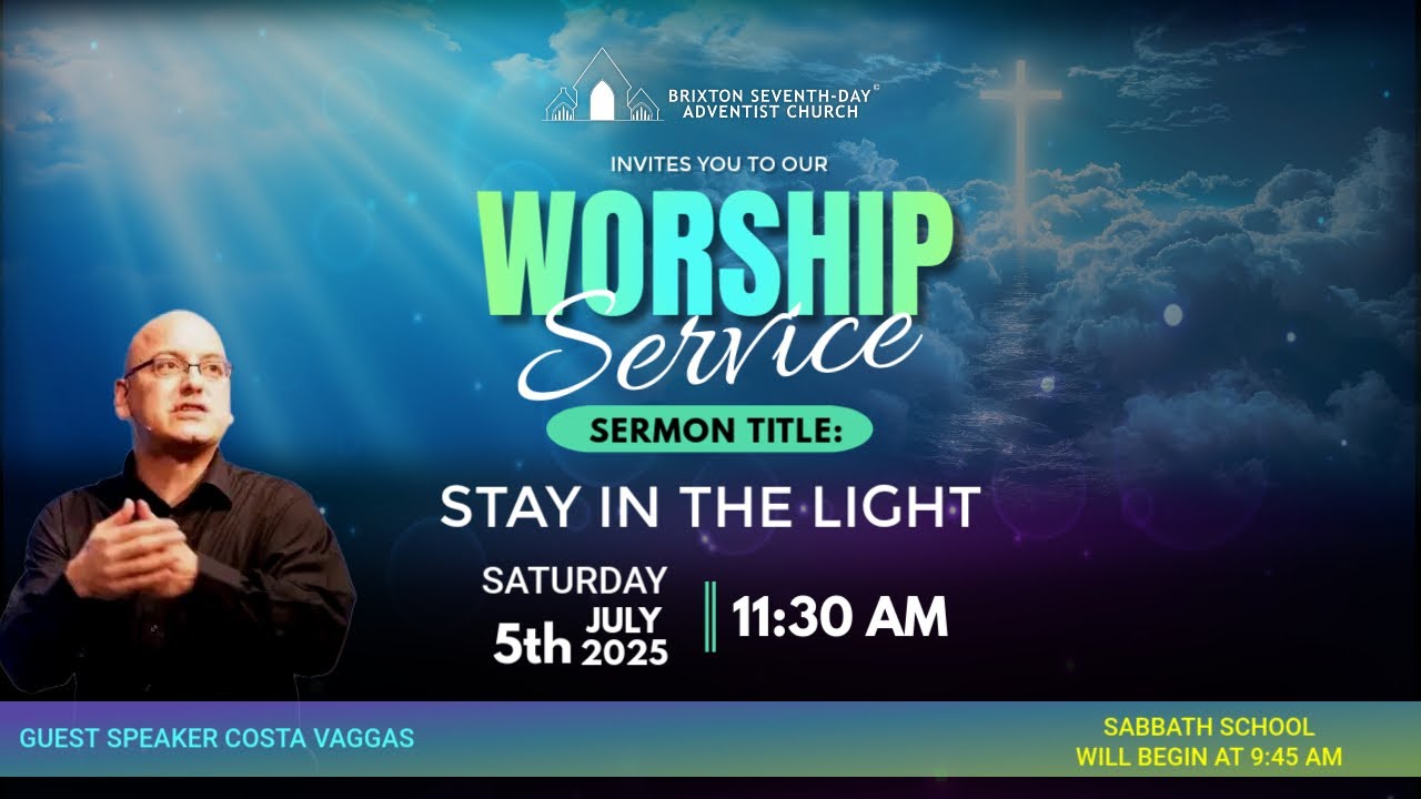 Brixton SDA Online Family Worship  I  Stay in the Light with Costa Vaggas