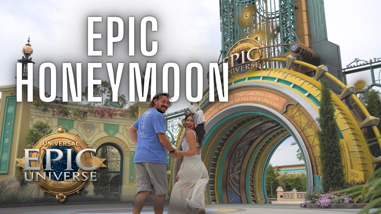 We went to Epic Universe Opening Day for our honeymoon!