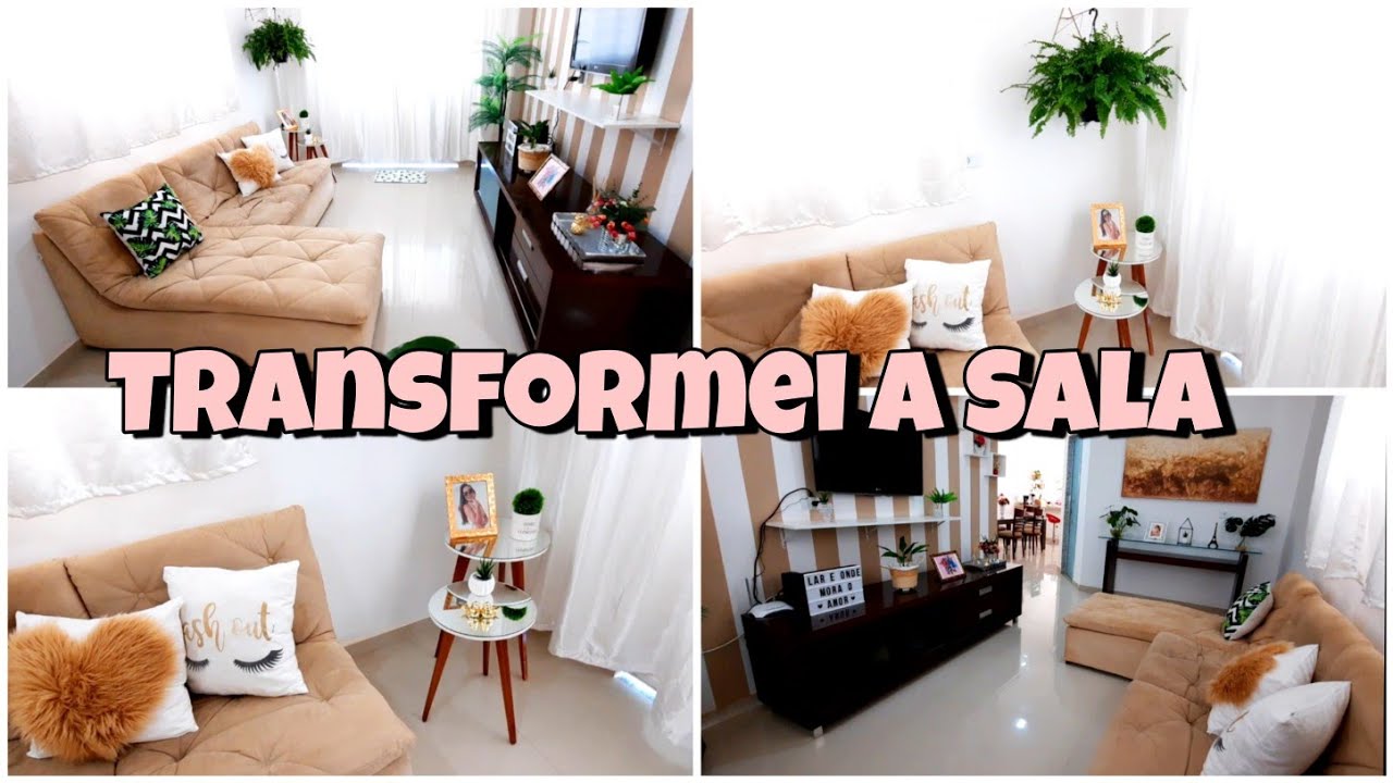 Limpei e Decorei a Sala😍 Ficou Muito linda | Muito faça Vc mesmo | Comprinhas | e Nova Plantinha