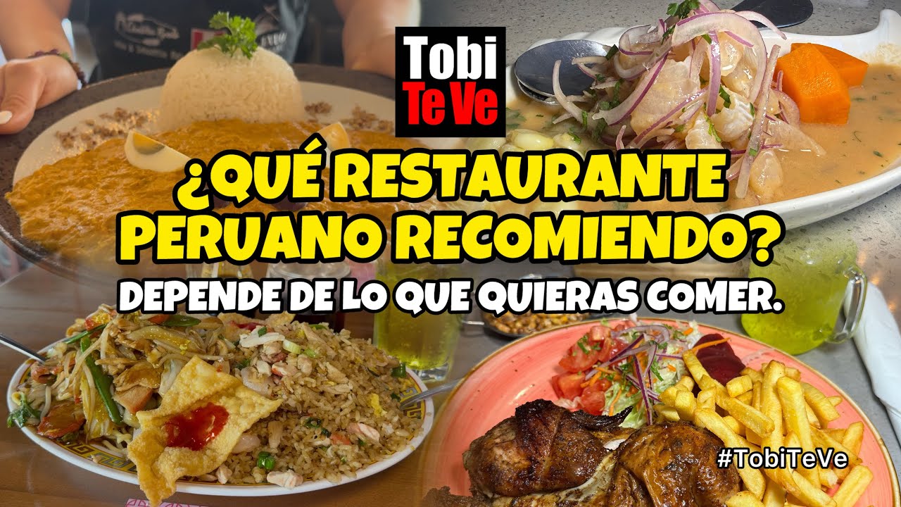 NO VAS A COMER UN CHAUFA EN UNA CEVICHERÍA | Tobi Te Ve