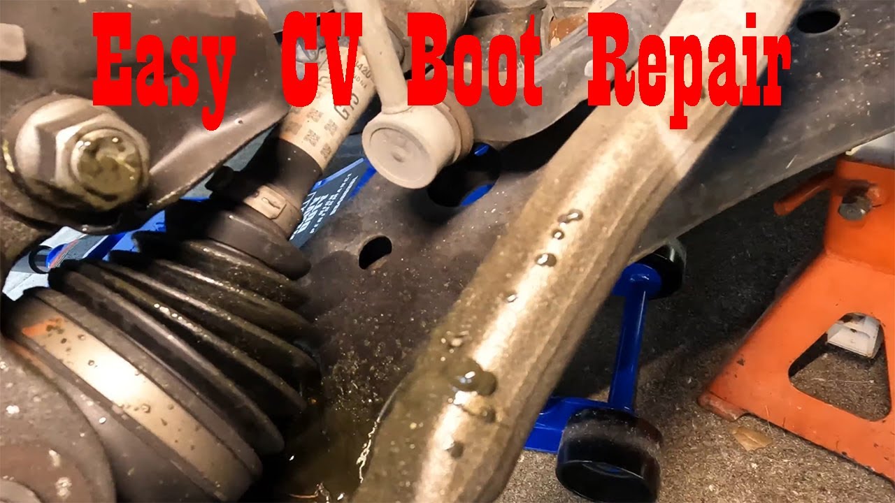 CV Boot Repair Experiment - Temporary Quick & Easy Repair Under $20