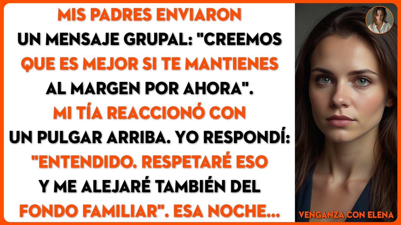 Mis padres enviaron un mensaje grupal: 