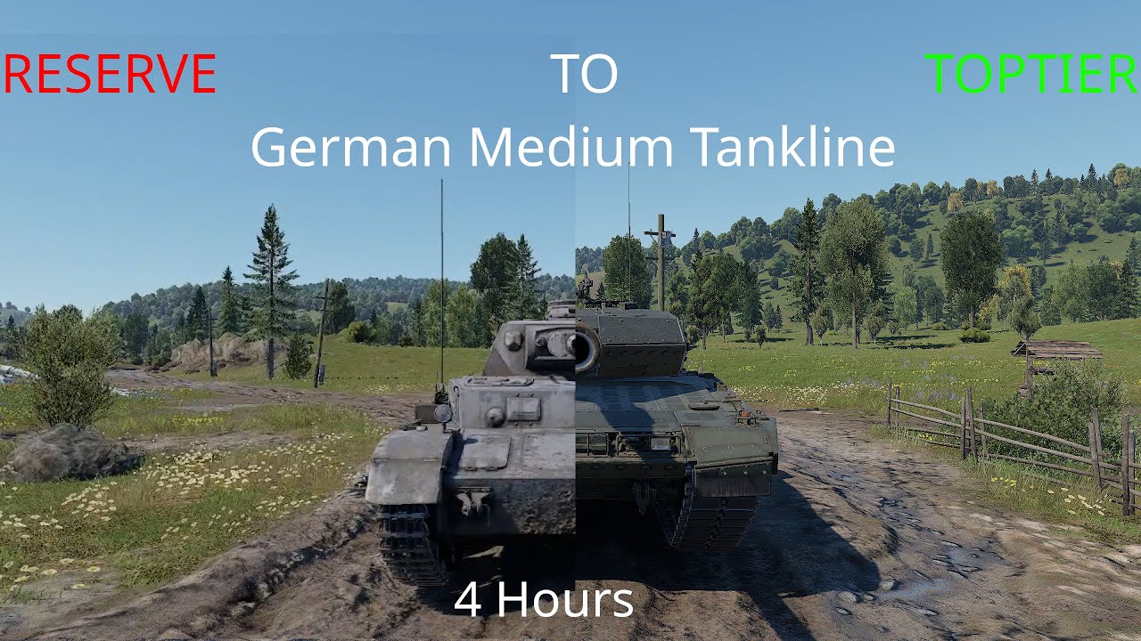 Reserve to Toptier - German medium tank line