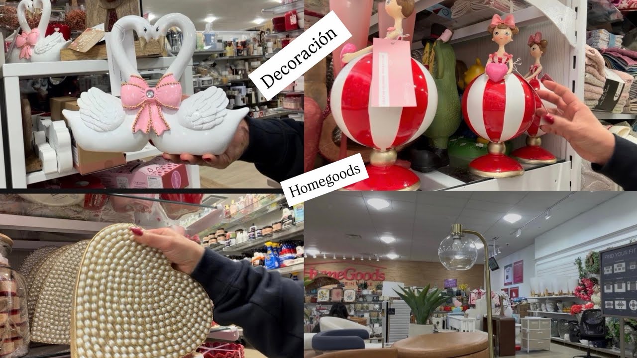 En homeogoods para ver la decoración de navidad en especial y de san Valentín !!