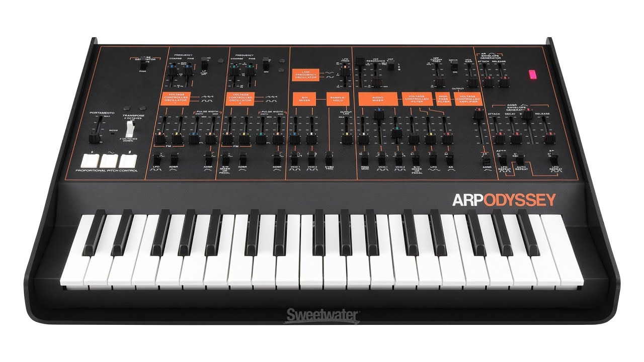 ARP Odyssey Analog Synthesizer Demo by Sweetwater Sound