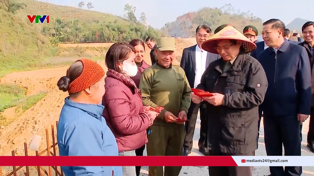 Thủ tướng Phạm Minh Chính kiểm tra Dự án cao tốc Hữu Nghị - Chi Lăng và Đồng Đăng - Trà Lĩnh | VTV24