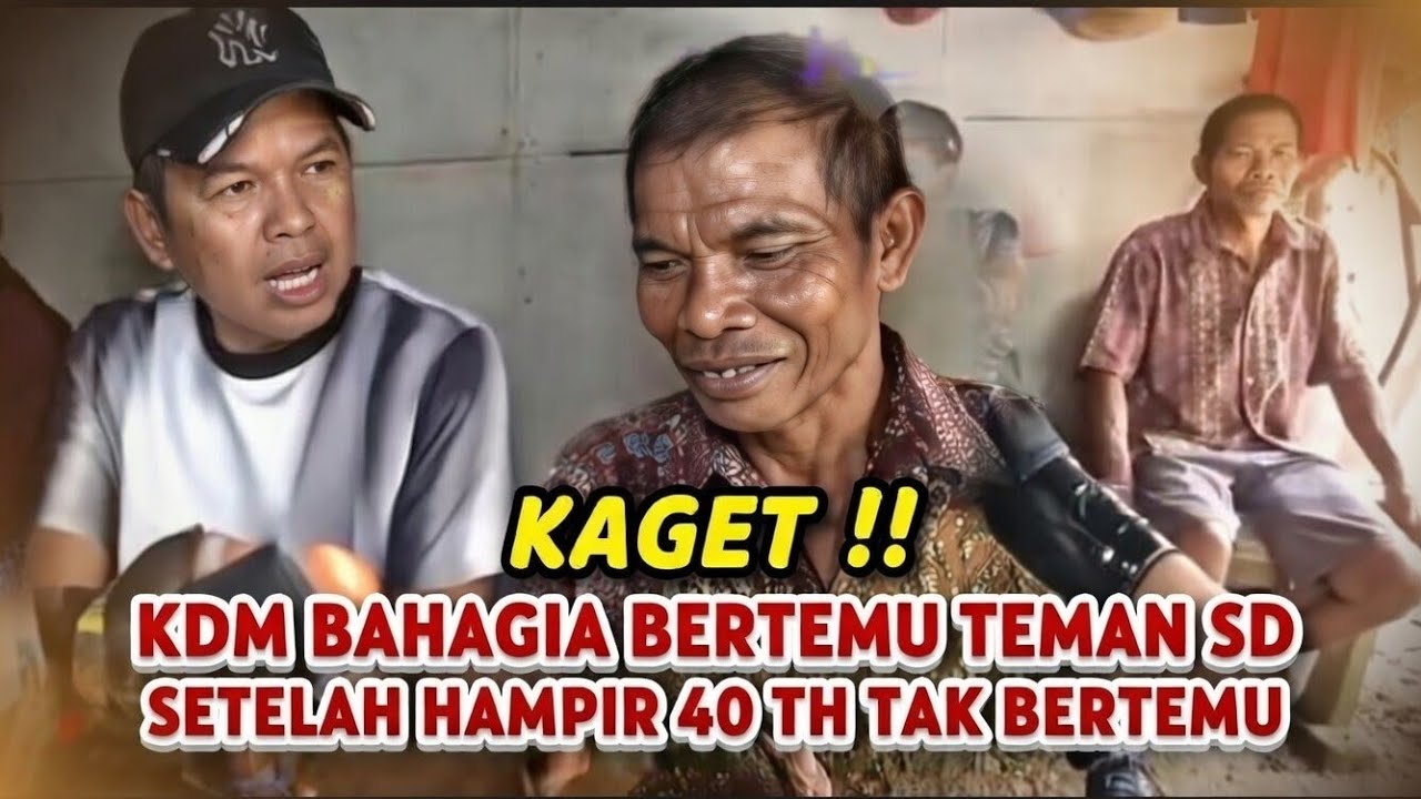 KDM KAGET‼️BERTEMU TEMAN SD SETELAH 40TH TAK BERTEMU#dedimulyadi #kangdedimulyadi #kdm#gubernurjabar