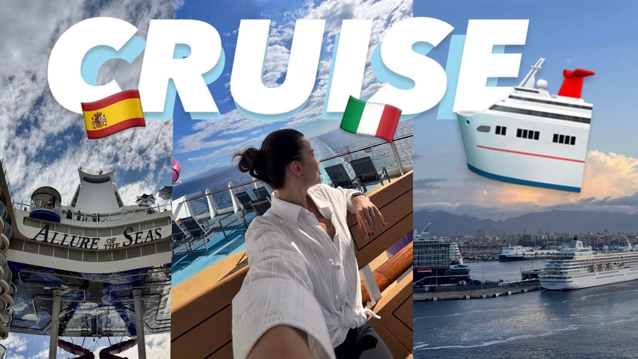 НЕДЕЛЬНЫЙ КРУИЗ НА ЛАЙНЕРЕ С РЕБЕНКОМ / ALLURE OF THE SEAS / 5 городов ИСПАНИИ и ИТАЛИИ 🛳️ 