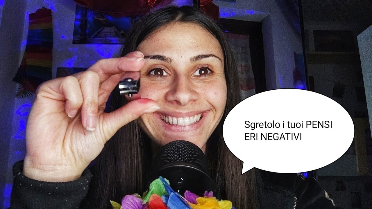 ASMR ITA| Sgretolo i tuoi pensieri NEGATIVI 🤏