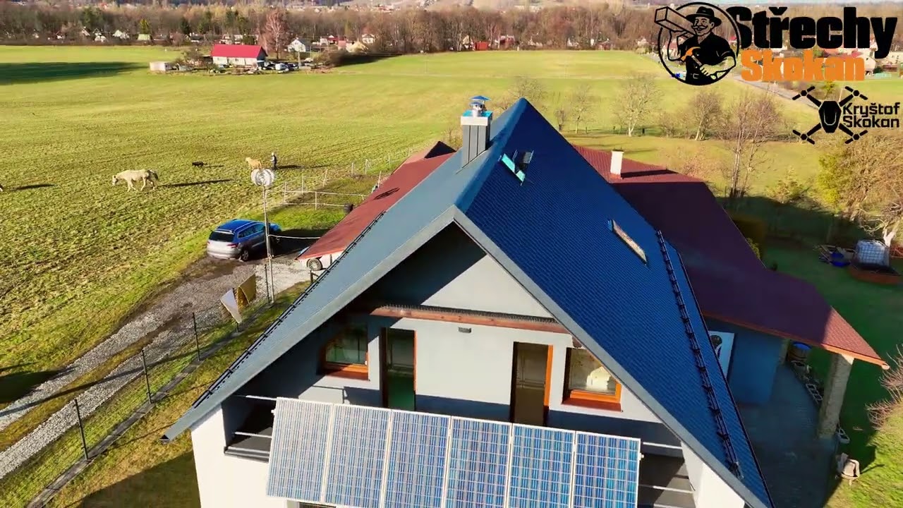 RD Skalice rekonstrukce a výměna střešní krytiny za kvalitní celý systém RUUKKI Monterey RR2H3/50+ !