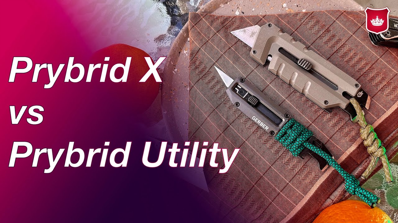 Gerber Prybrid X vs Gerber Prybrid Utility - Skalpel kontra trapeziak