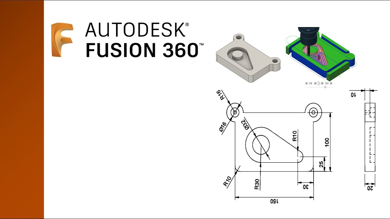 CAD-CAM Milling และการสร้าง G-Code ด้วยโปรแกรม Autodesk Fusion 360