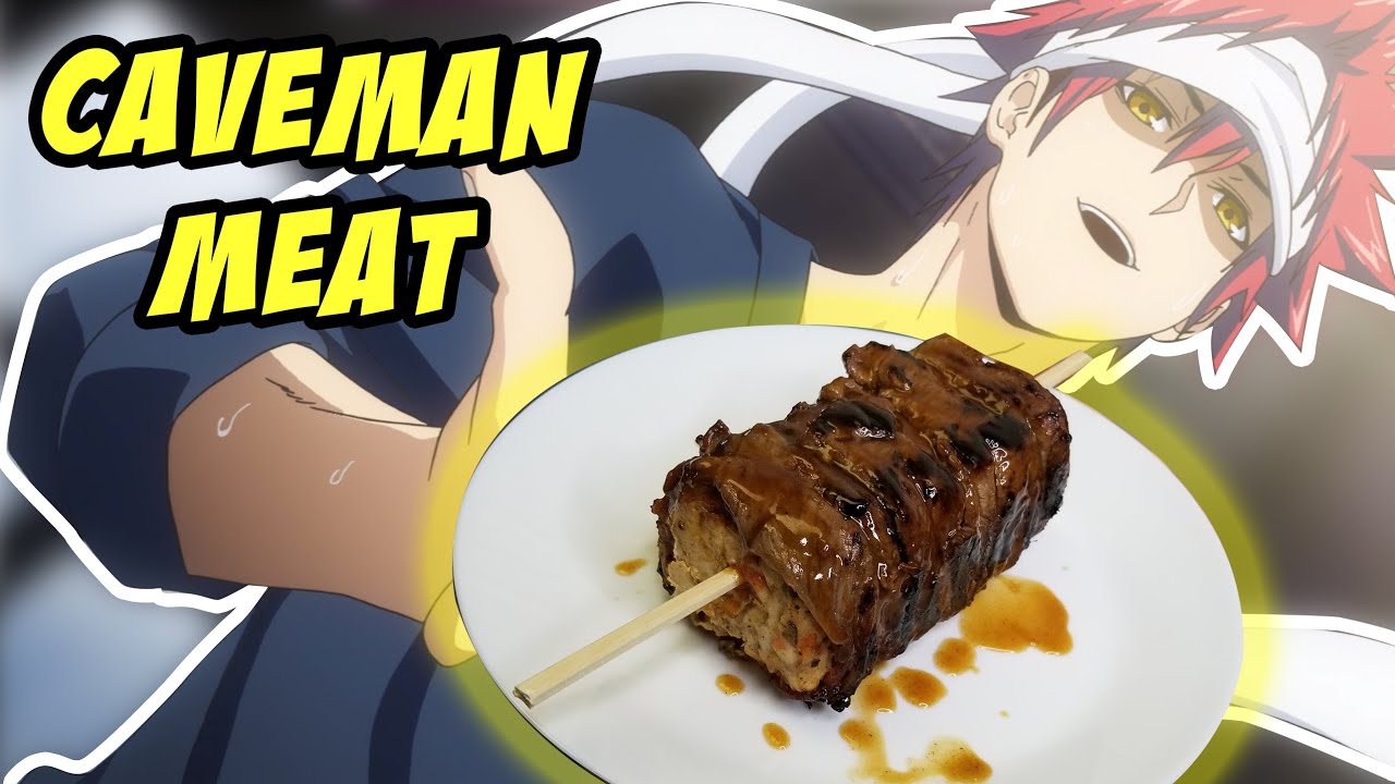 I FINALLY MADE Yukihira's Caveman Meat from Food Wars!