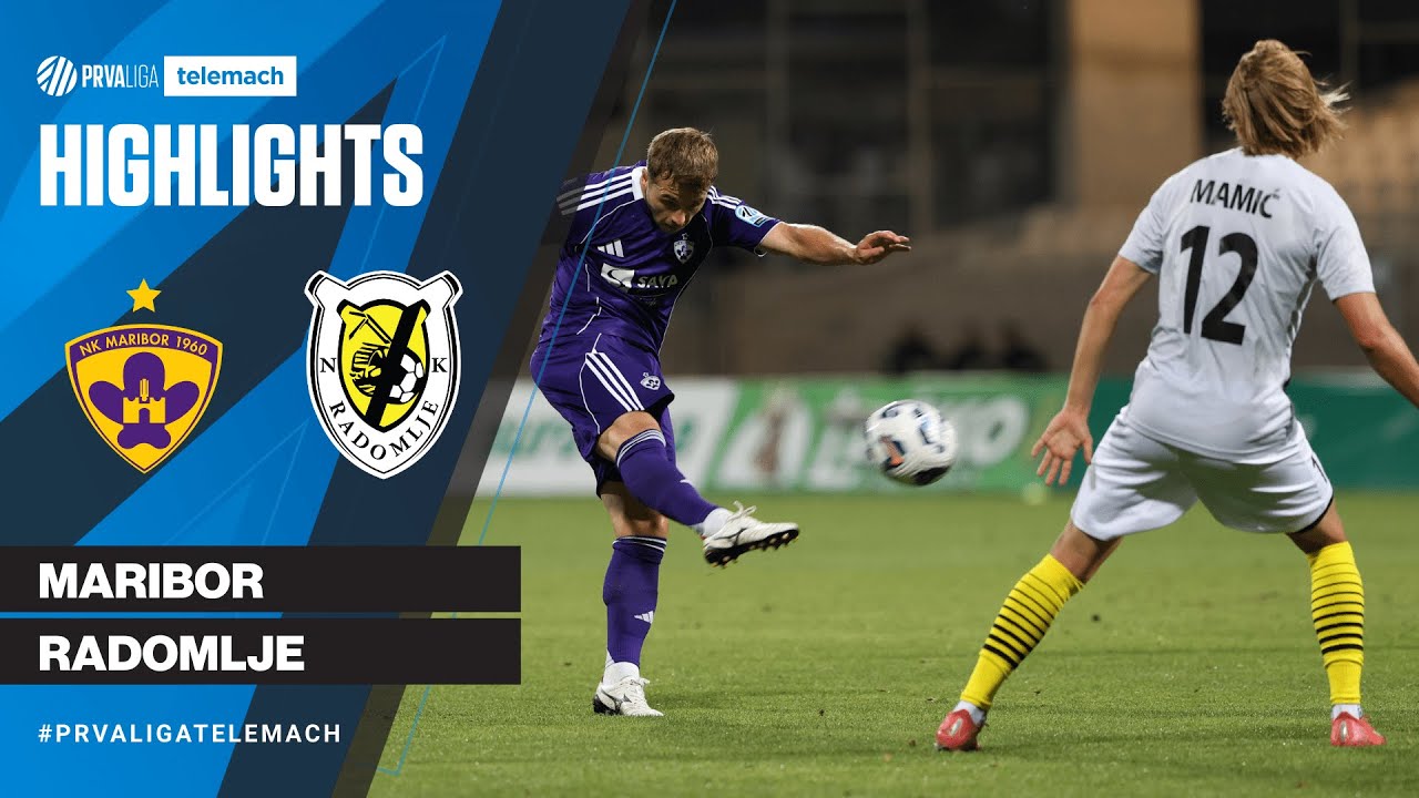 Maribor 5-1 Radomlje | 6. krog 2025/26 #PrvaLigaTelemach