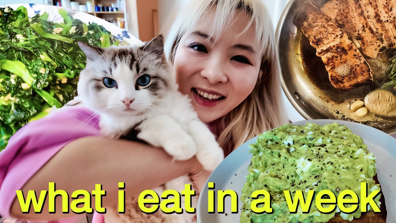 what i eat in a week (simple + home cooked)