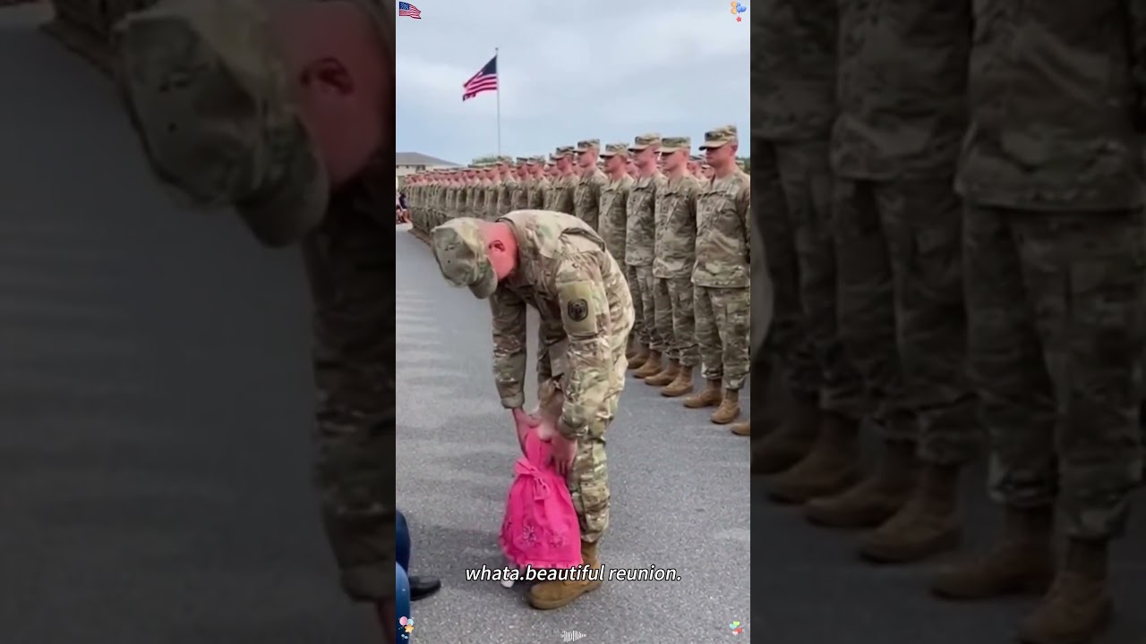 Surprising my kids after deployment&hellip;this moment means everything us 🥺💕#MilitaryReunion #DadIsHome
