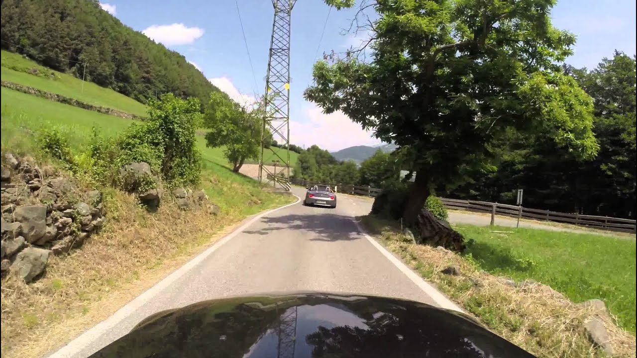 Cabrio Ausfahrt Teilstück Ritten-Barbian