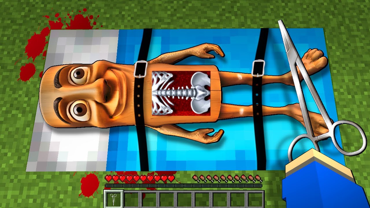 病気になった『トゥントゥントゥンサフール』を手術するマインクラフト😱【マイクラ まいくら】ぽっぴんず