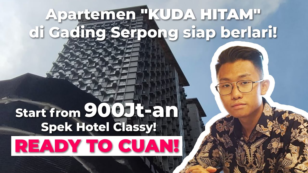 Apartemen mewah di atas mall pertama di Gading Serpong. Mulai 900JT-AN!