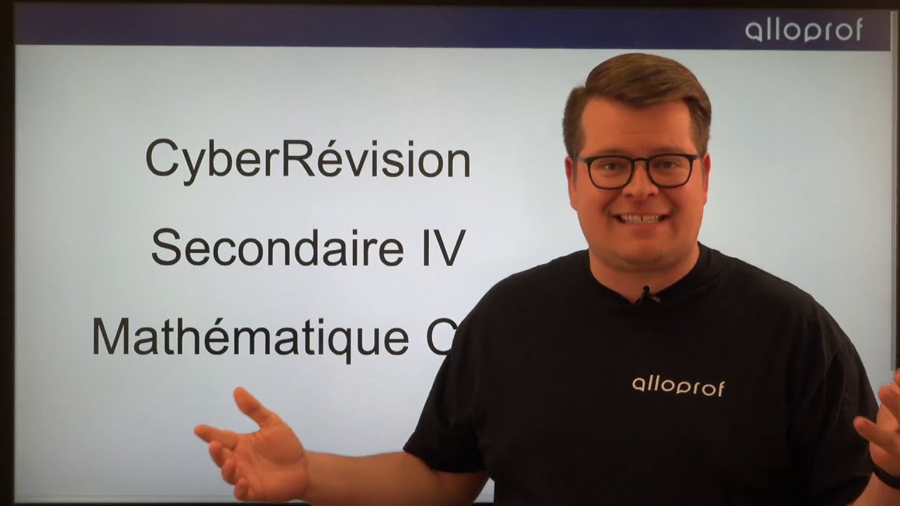 CyberR&eacute;vision (2019) | Math&eacute;matiques &mdash; Examen du minist&egrave;re de secondaire 4 (CST)