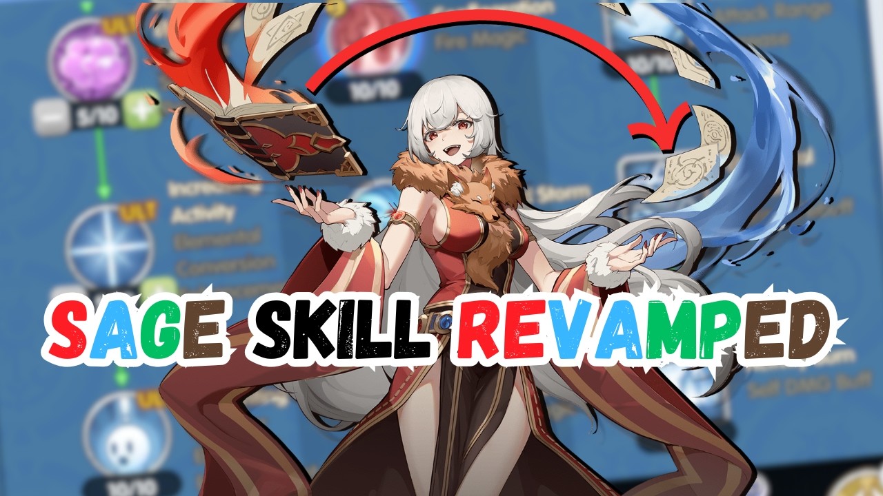 [ROX] Sage revamped??? | Nerf or Buff | Before & After Showcase