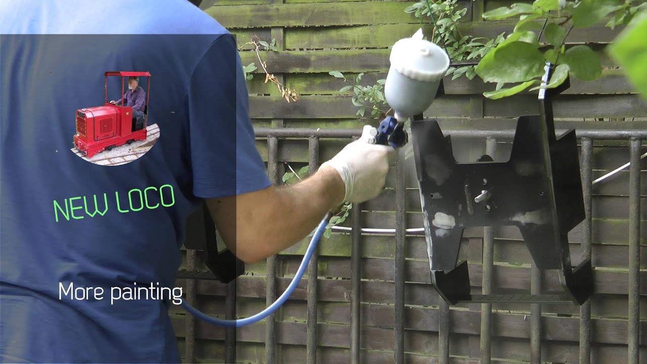 Ride on loco progress video: More painting