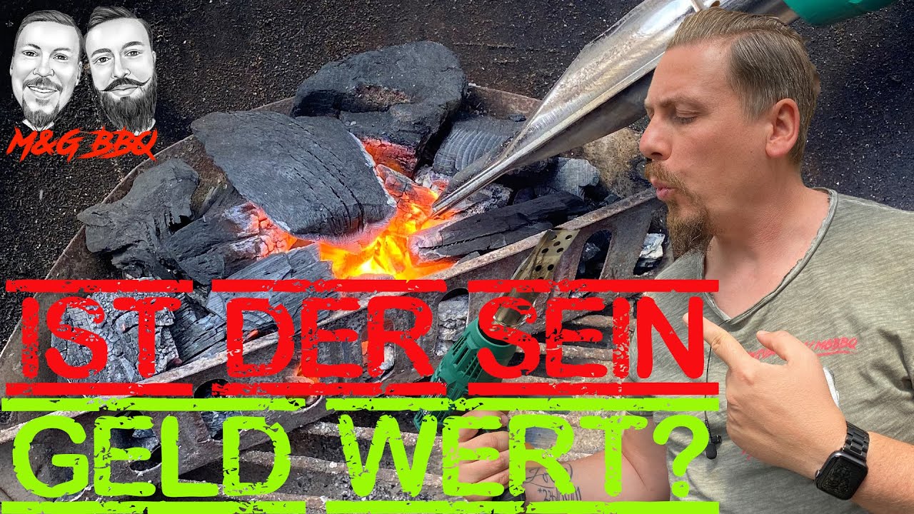 TEST - 10 € Heissluftföhn vom LIDL - zündet der meine Kohlen an? - M&G-BBQ